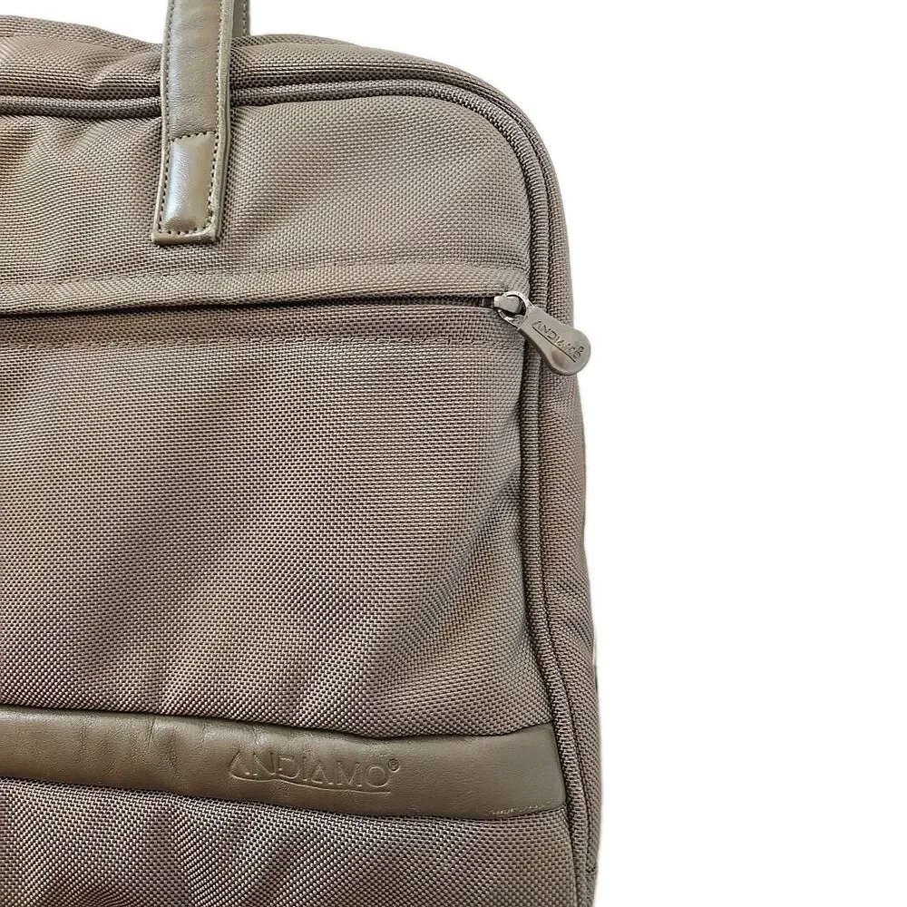 Bravo By ANDIAMO Beige Shoulder Travel Bag/Laptop Bag 17